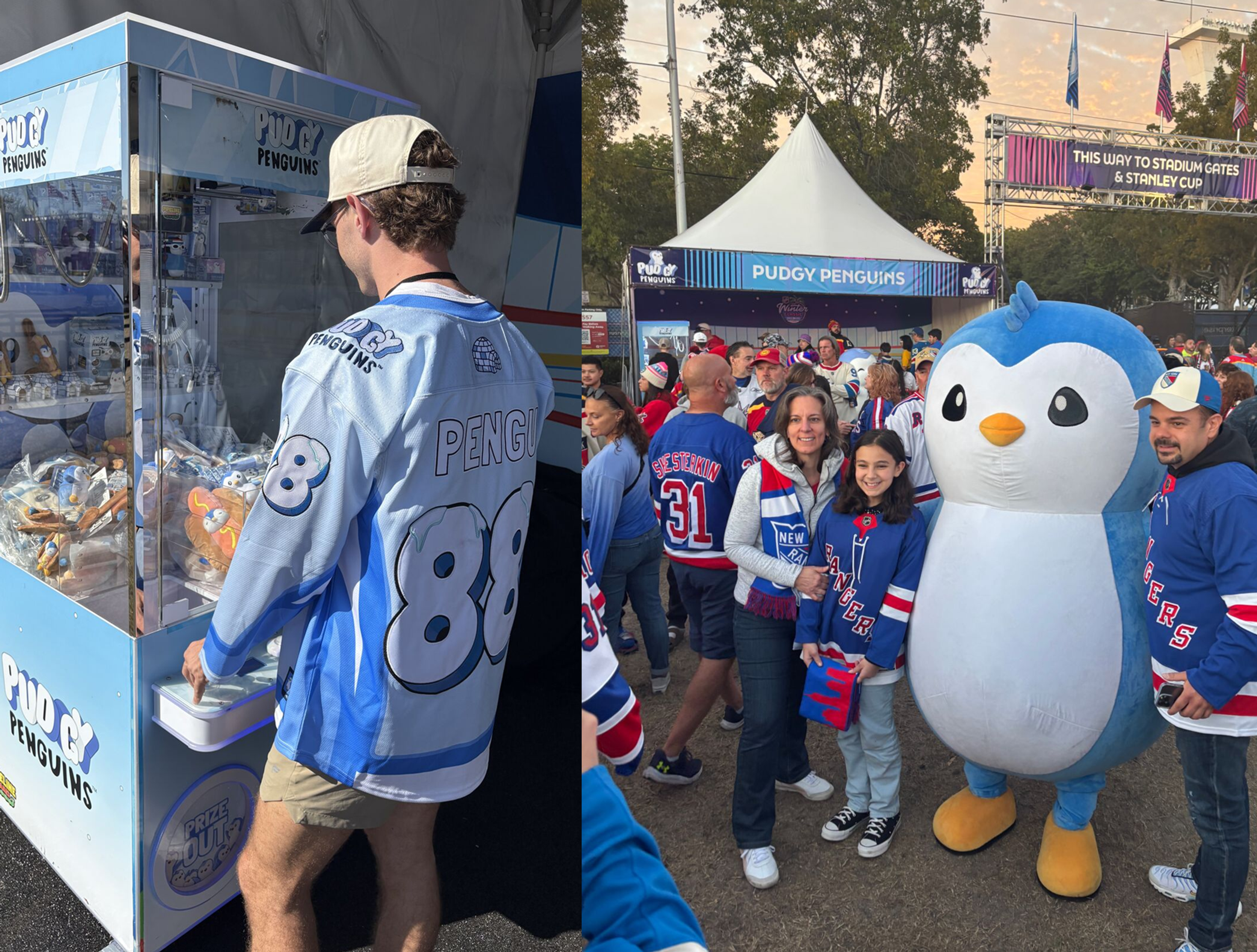 Pudgy Penguins at NHL Winter Classic