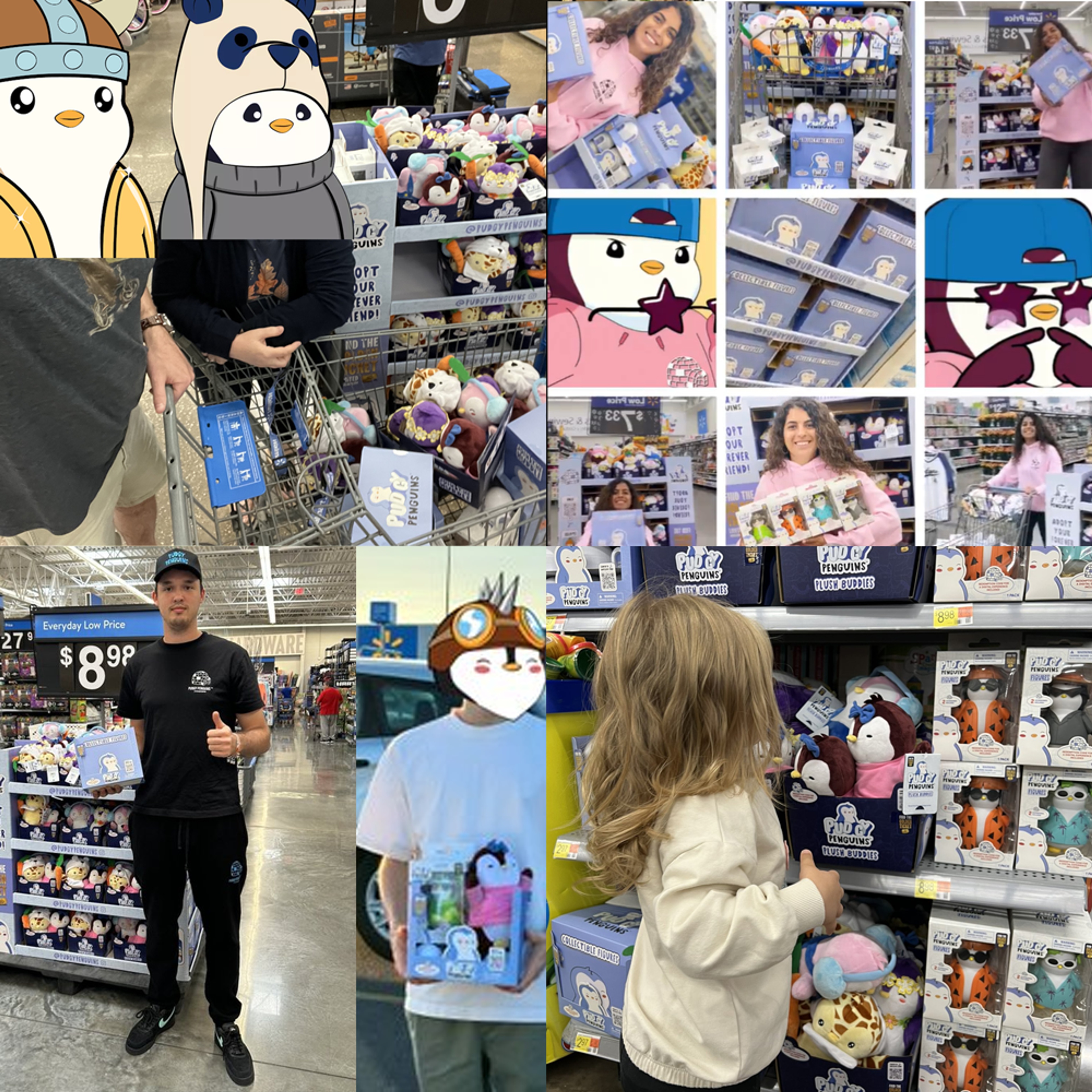 Pudgy Toys in Walmart