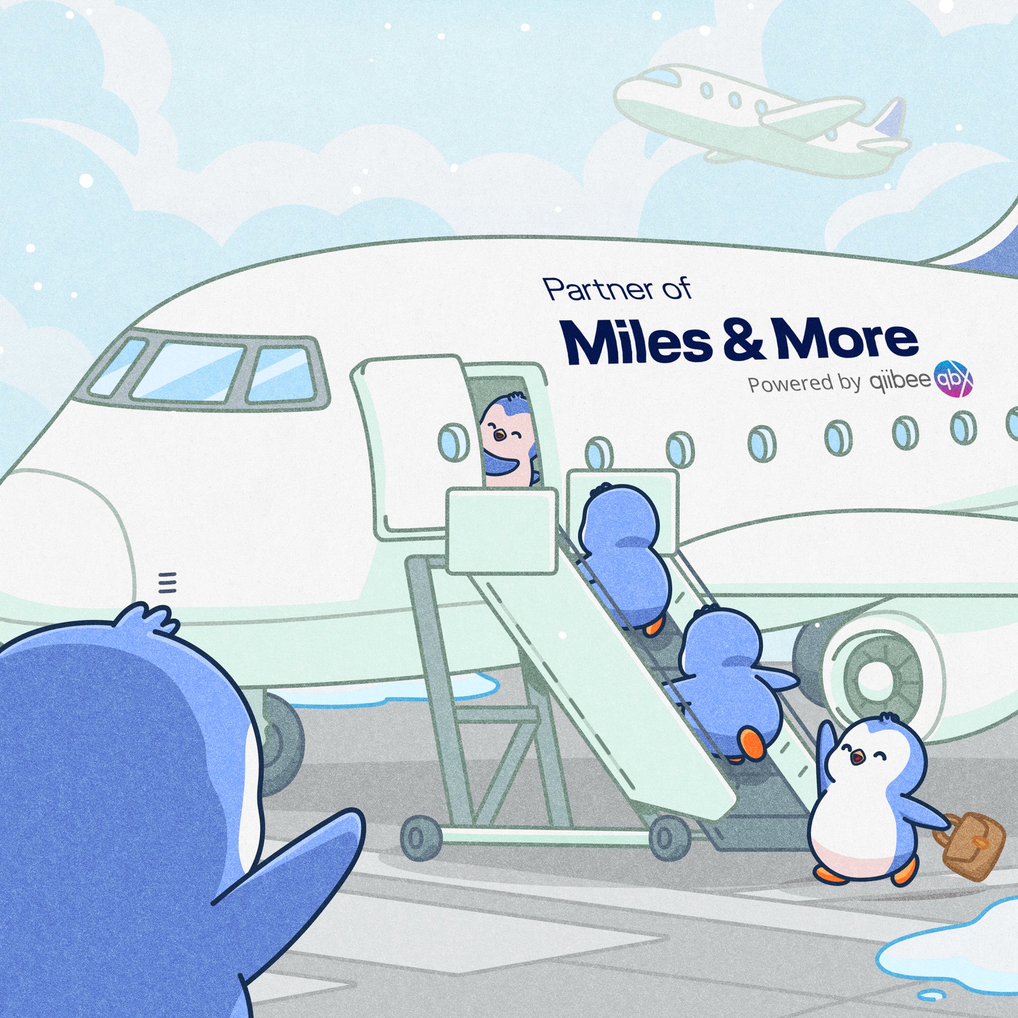 Pudgy Penguins x Lufthansa's Miles & More Partnership