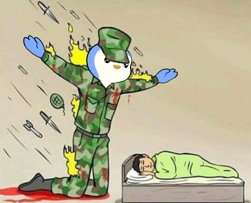 Meme template from the pudgyclassics depot