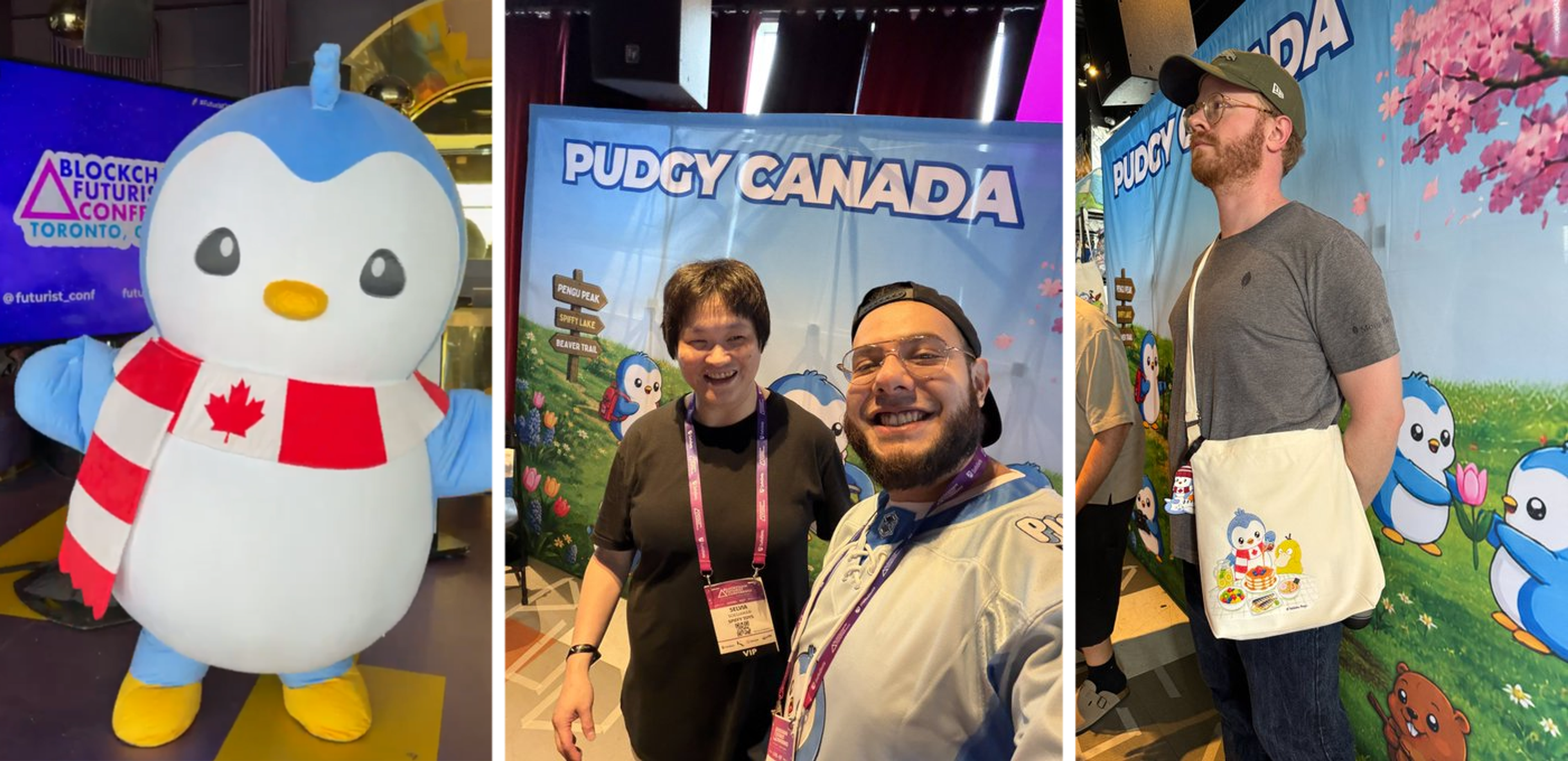 Pudgy Penguins at Blockchain Futurist Conference