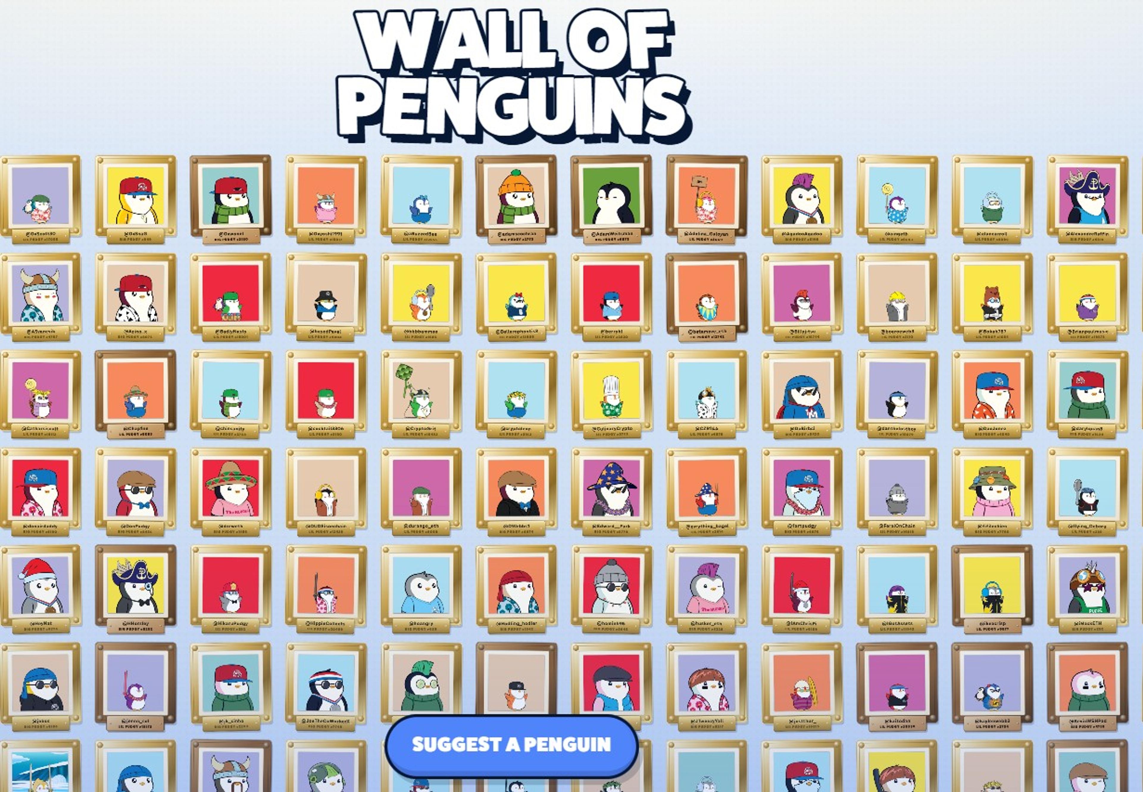 Wall of Penguins Cover