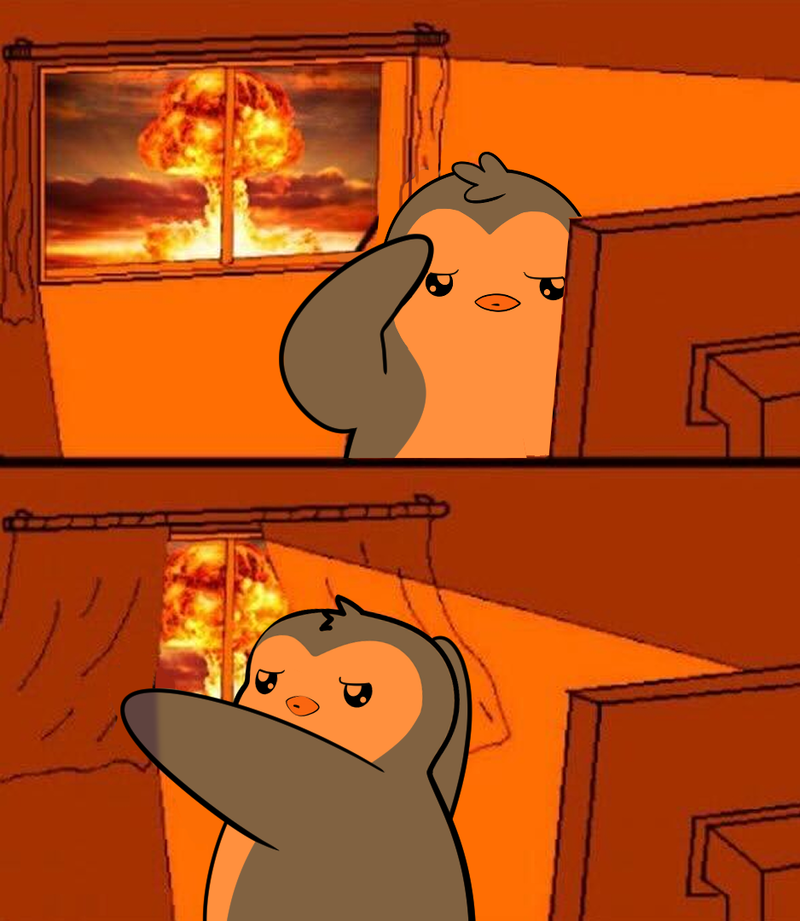Meme template from the pudgyclassics depot