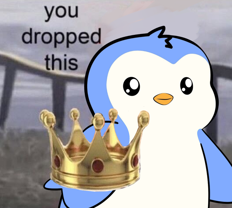 A Pudgy community meme