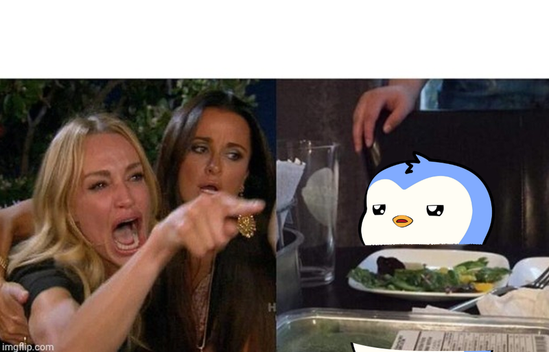 Meme template from the pudgyclassics depot