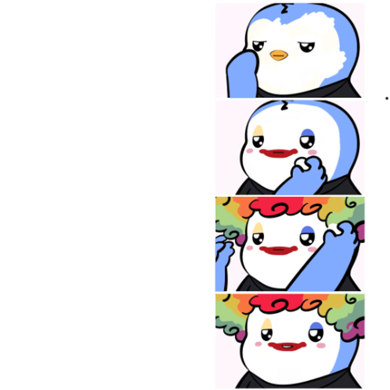 Clown meme template