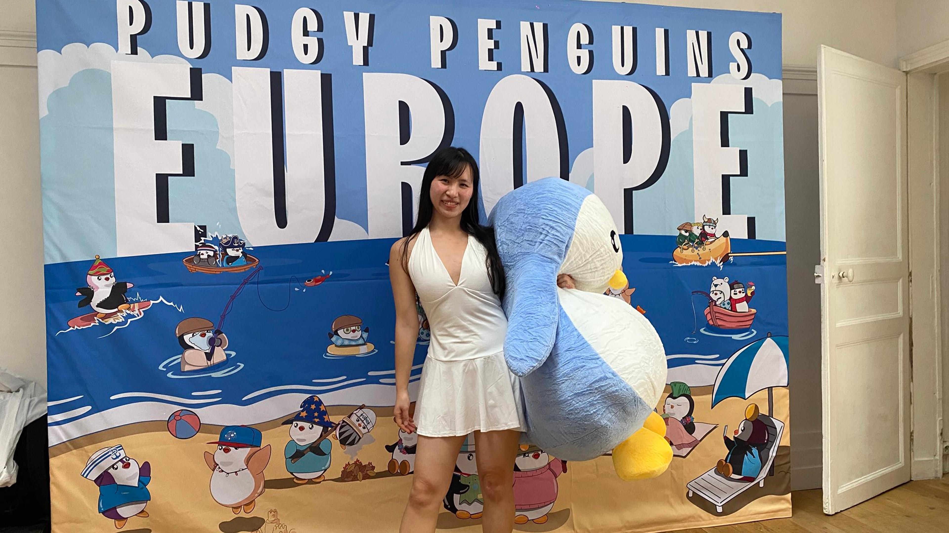 Pudgy Penguins community in Paris