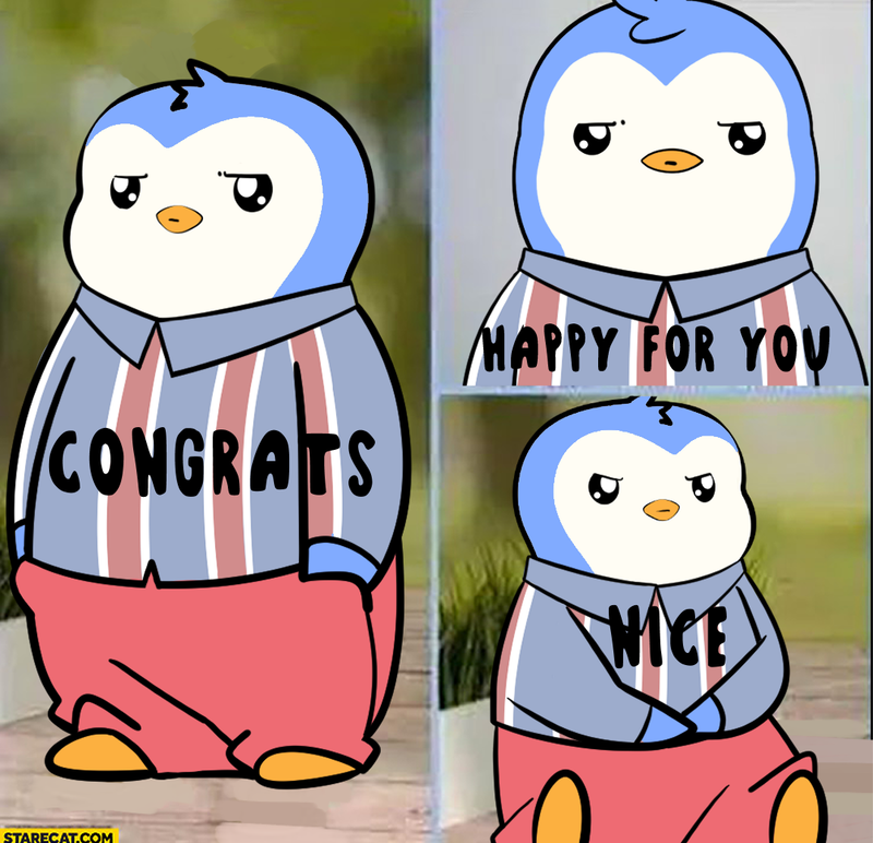 A Pudgy community meme