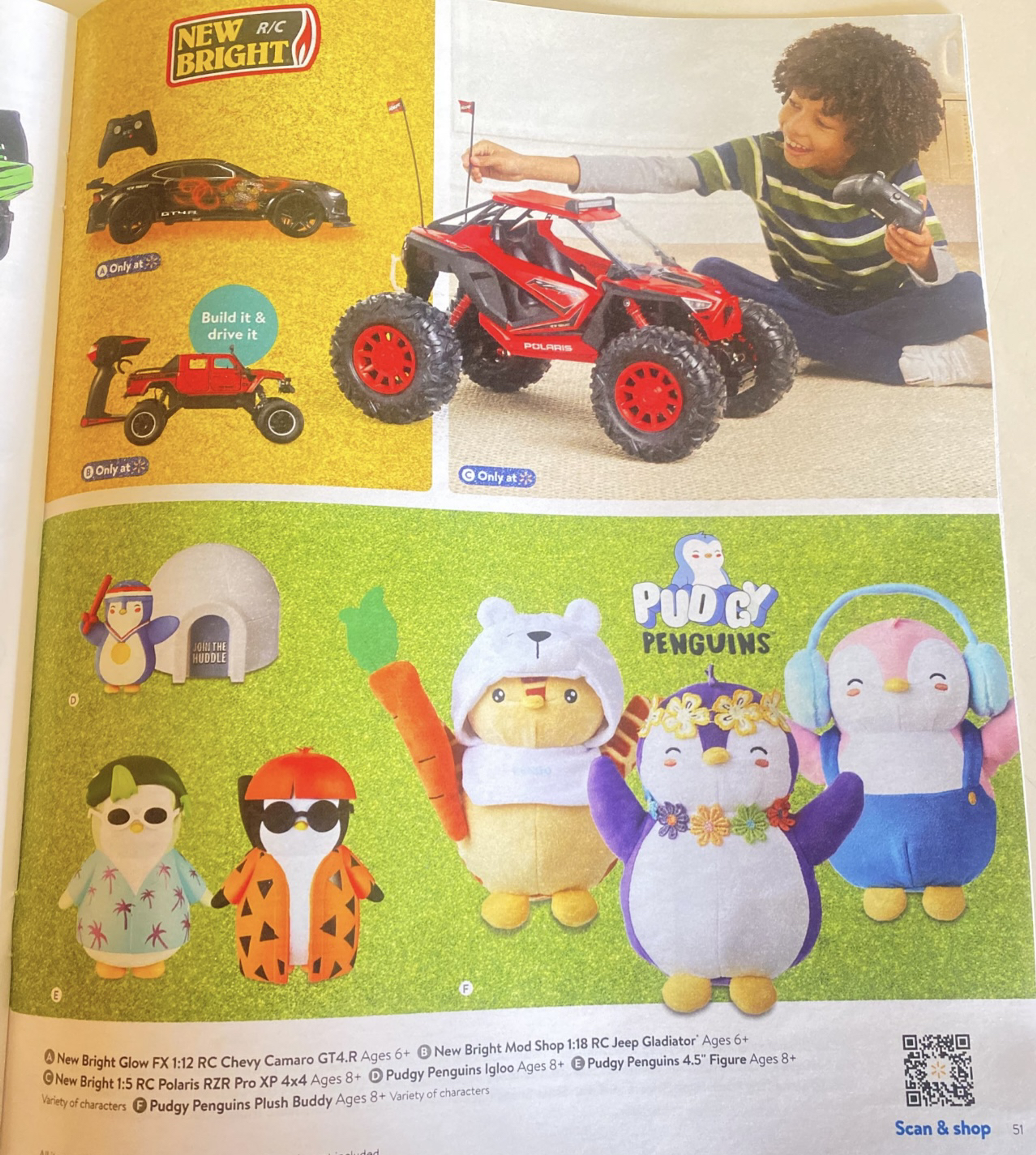 Pudgy Toys in Walmart’s holiday toy catalog