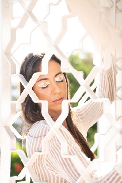 Maquilhagem editorial por Bárbara Santos, criada para uma sessão fotográfica