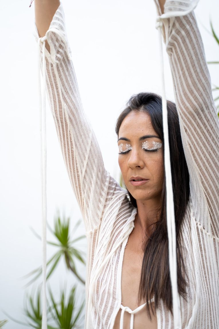 Maquilhagem editorial por Bárbara Santos, criada para uma sessão fotográfica