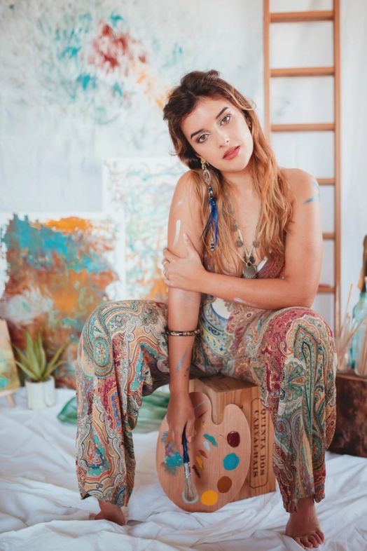Maquilhagem editorial por Bárbara Santos, criada para uma sessão fotográfica