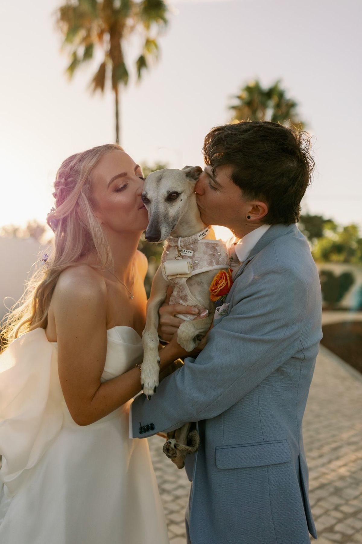 Bridal makeup by Bárbara Santos, photographed on a wedding day in Portugal