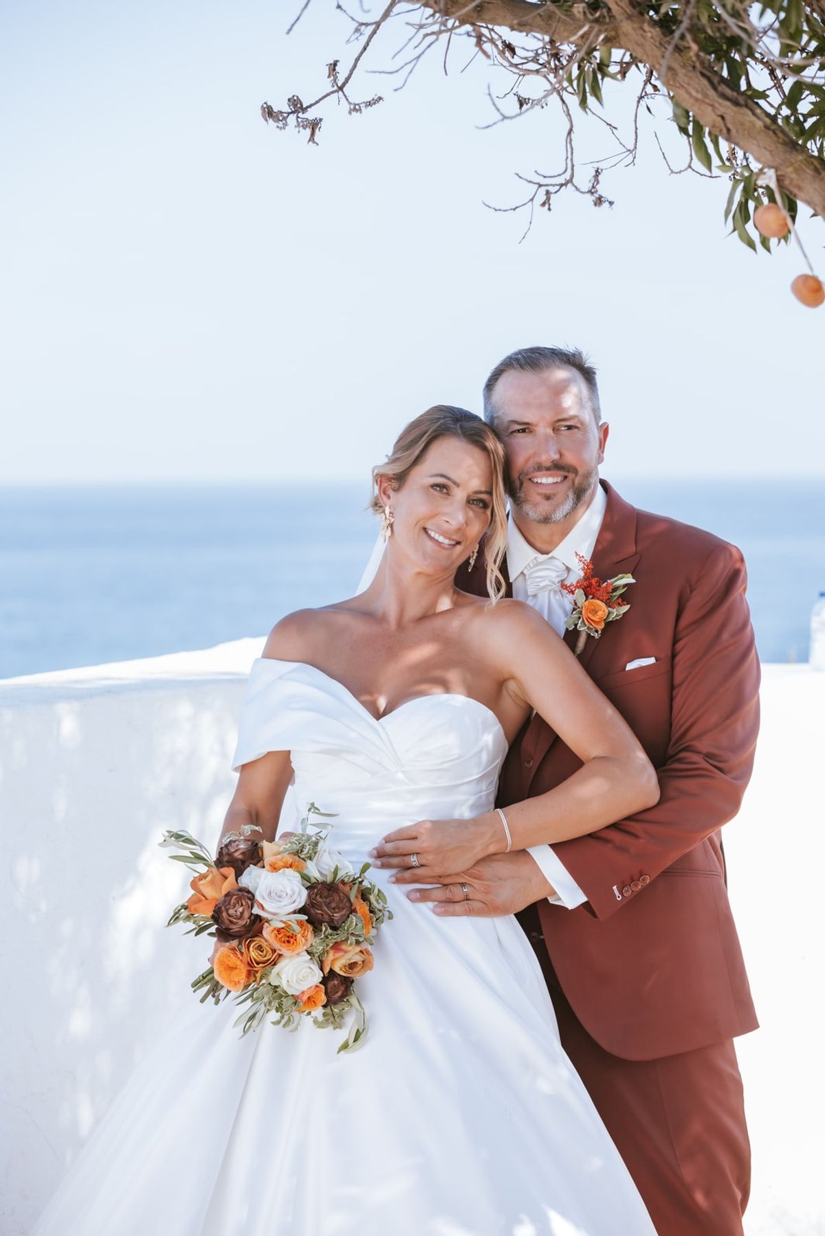 Bridal makeup by Bárbara Santos, photographed on a wedding day in Portugal