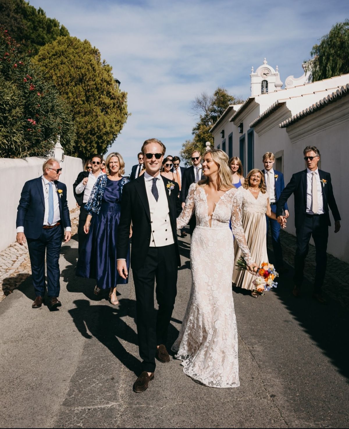 Bridal makeup by Bárbara Santos, photographed on a wedding day in Portugal