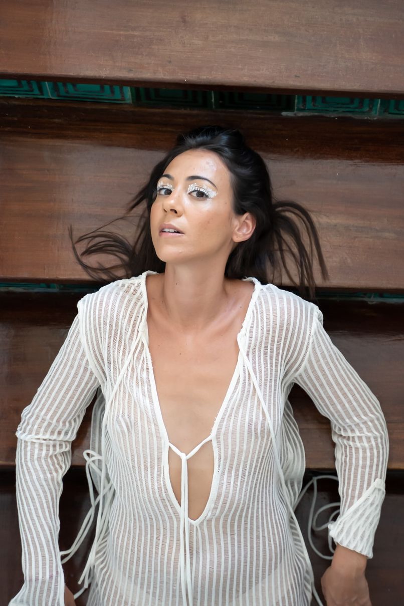 Maquilhagem editorial por Bárbara Santos, criada para uma sessão fotográfica