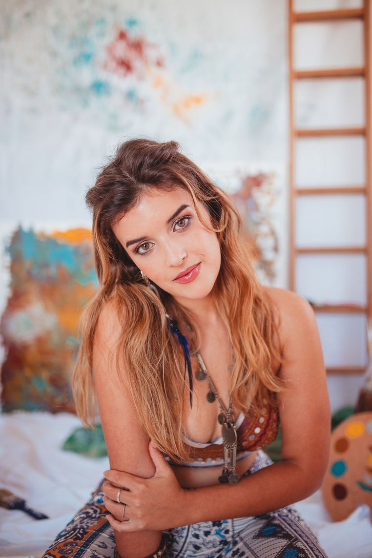 Maquilhagem editorial por Bárbara Santos, criada para uma sessão fotográfica