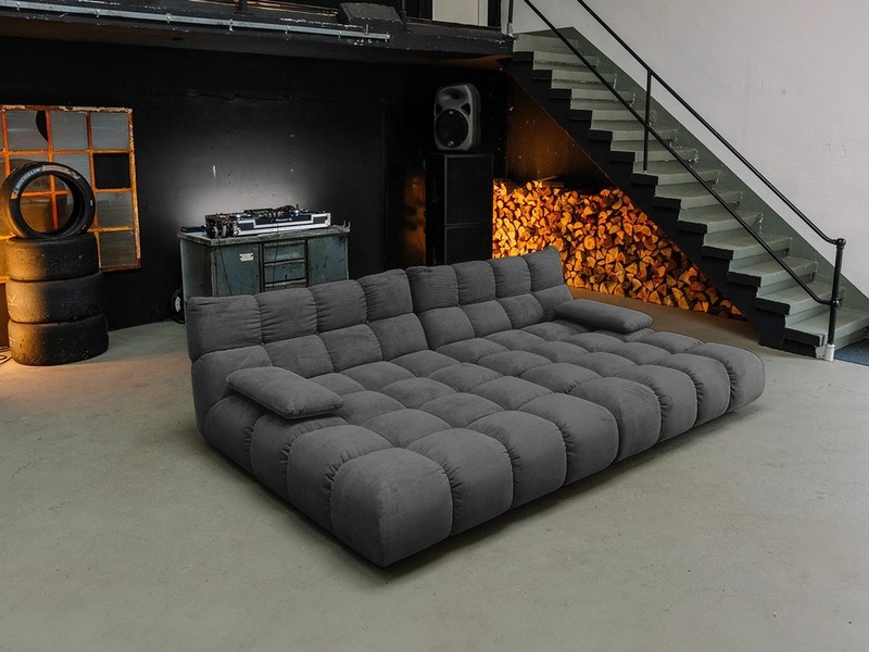 KAWOLA Big-Sofa VIVIEN Riesensofa Cord - Entspannung pur - Modernes Wohnen, XXL Couch mit Feincord Bezug – Maximaler Komfort, Top Design