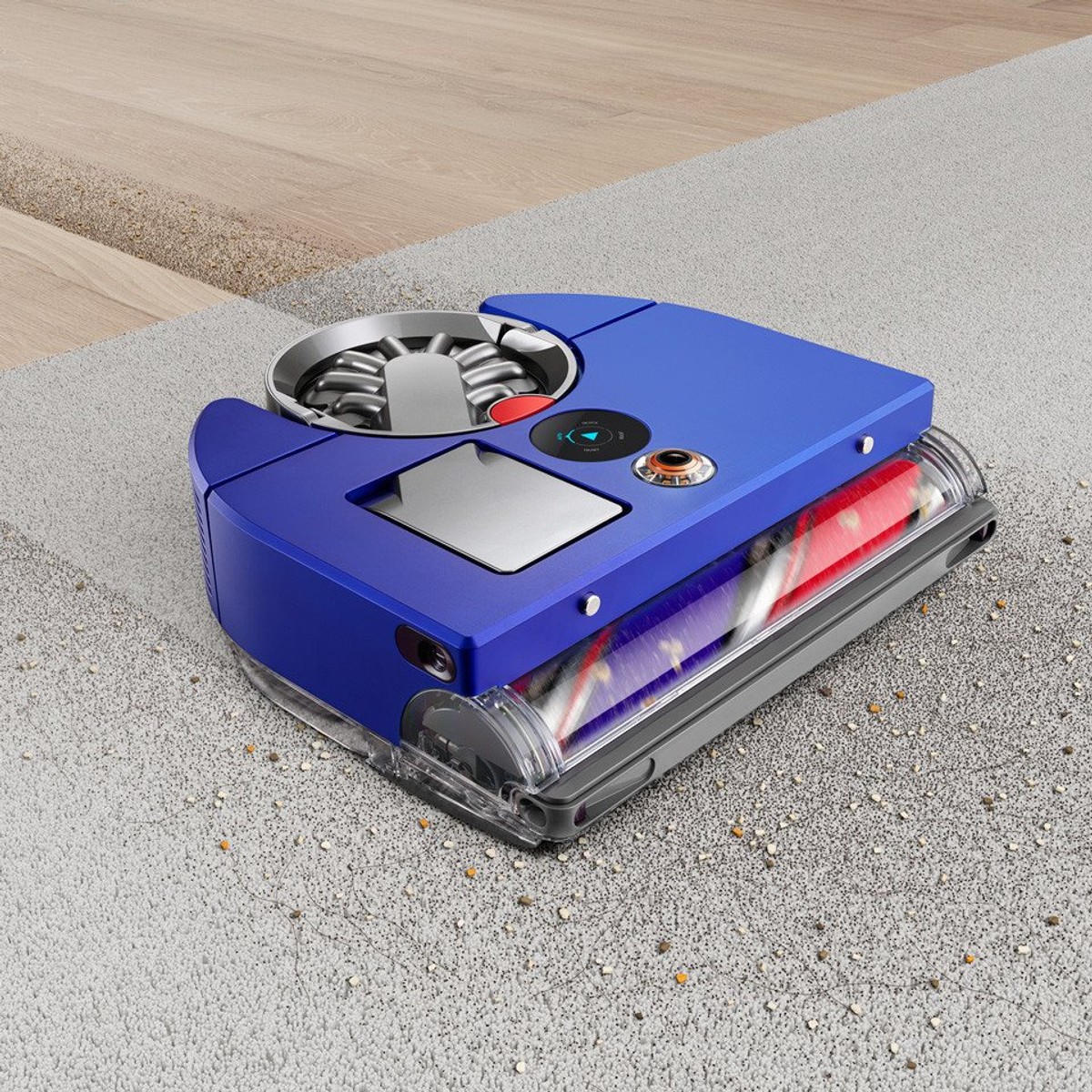 DYSON Saugroboter Dyson 360 Vis Nav™, 360° Kamerasystem, 375 W, beutellos, HEPA-Filter, beutellos, 9,9cm flach