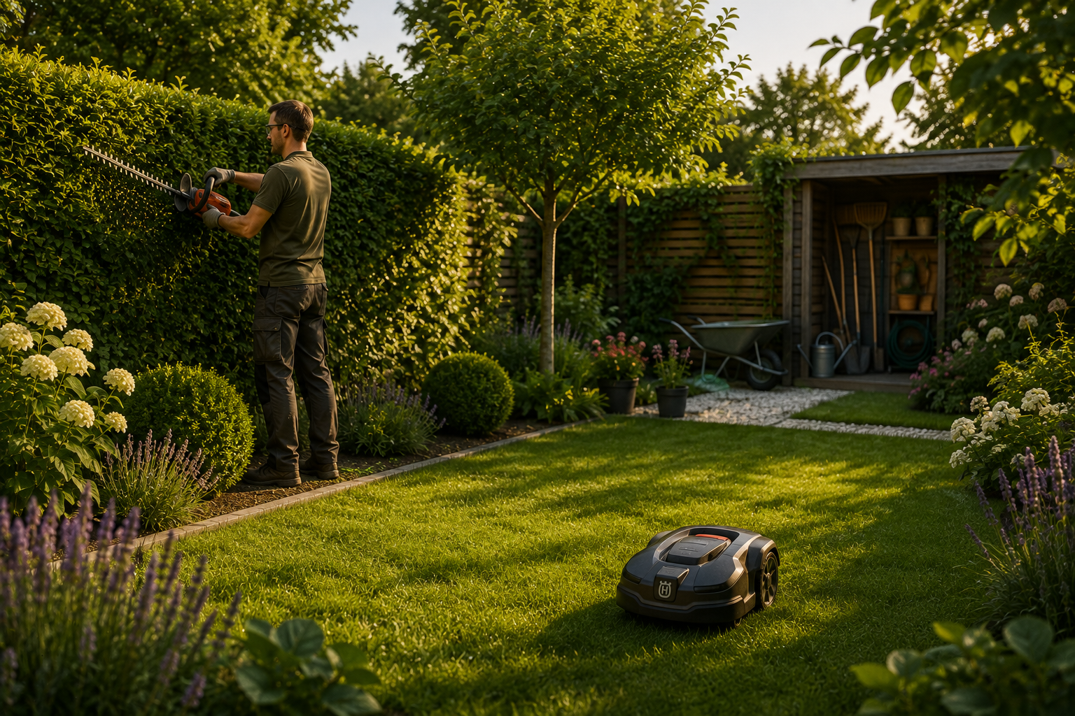 Gartenhelfer & Geräte – KI-generierte Visualisierung