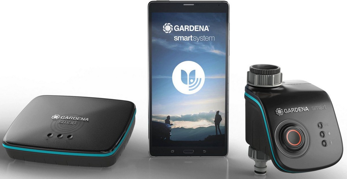 GARDENA Bewässerungscomputer smart Water Control Set, App-gesteuerte Gartenbewässerung, inkl. smart Gateway
