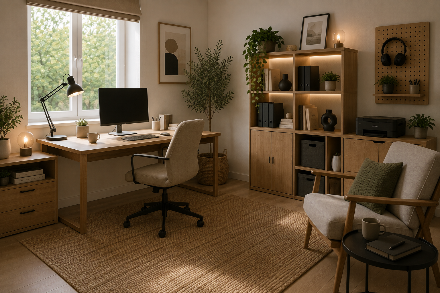 Homeoffice – KI-generierte Visualisierung
