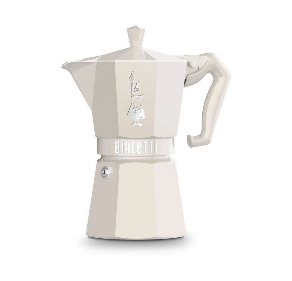 BIALETTI Espressokocher, Espressokocher, 0,27 l, Aluminium, beige