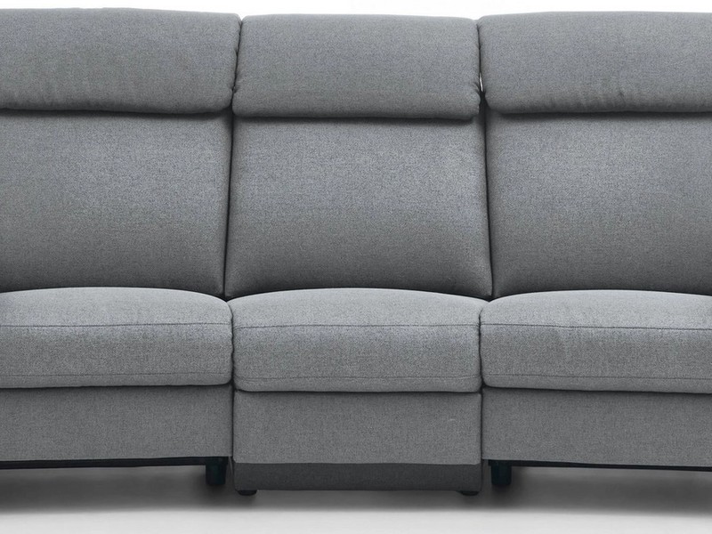 Home affaire 3-Sitzer Turin mit Steckdose und USB-Port auch in Easy care-Bezug, 2 x vollmotorische Relaxfunktion, herunterklappbarer Tisch