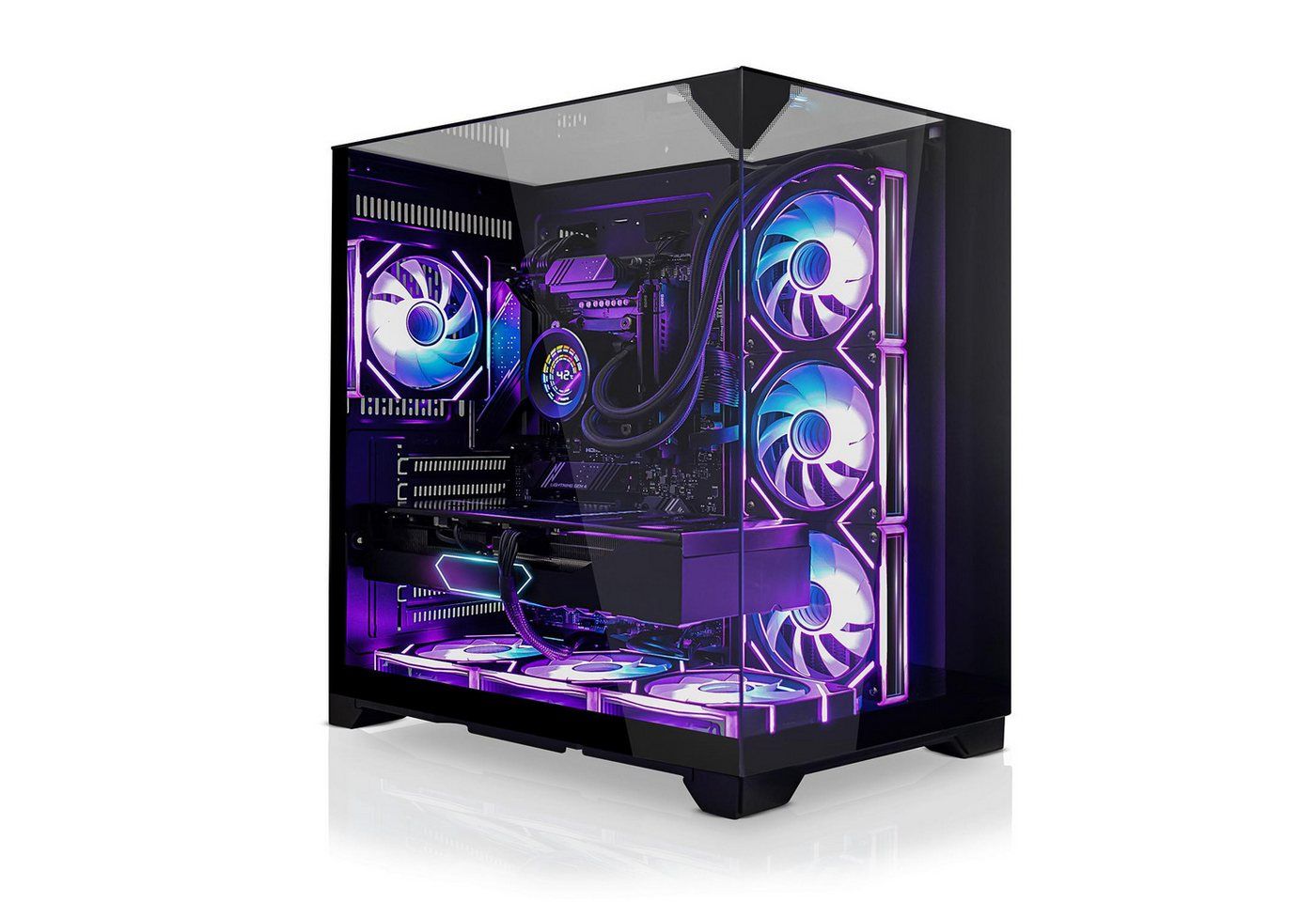 SYSTEMTREFF AMD Ryzen 9 9950X3D2 Dual mit Nvidia GeForce RTX 5090 32GB Gaming-PC (AMD 9950X3D2 9950X3D2, Nvidia GeForce RTX 5090, 32 GB RAM, 2000 GB SSD, Wasserkühlung)