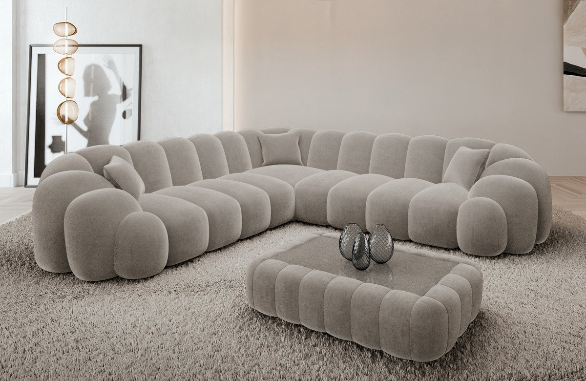 Sofa Dreams Ecksofa Rajada L Form Couch, 4-Sitzer, Design, Eckcouch, Stoffbezug