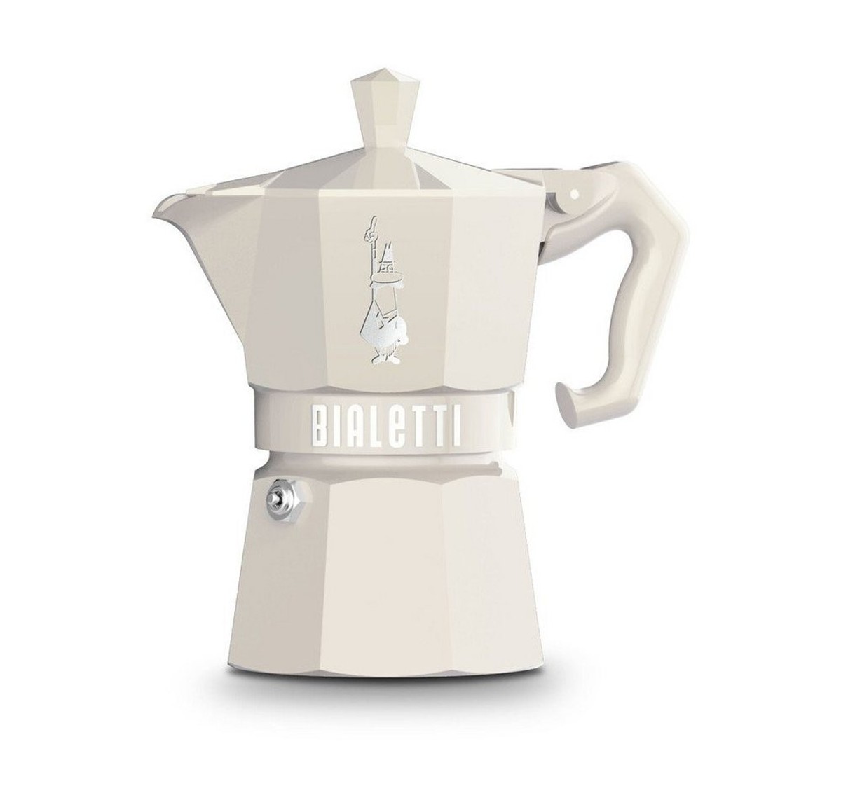 BIALETTI Espressokocher, Espressokocher, 0,13 l, Aluminium, beige