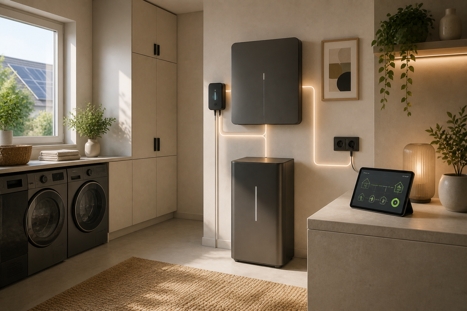 Smarte Energie & Strom – KI-generierte Visualisierung