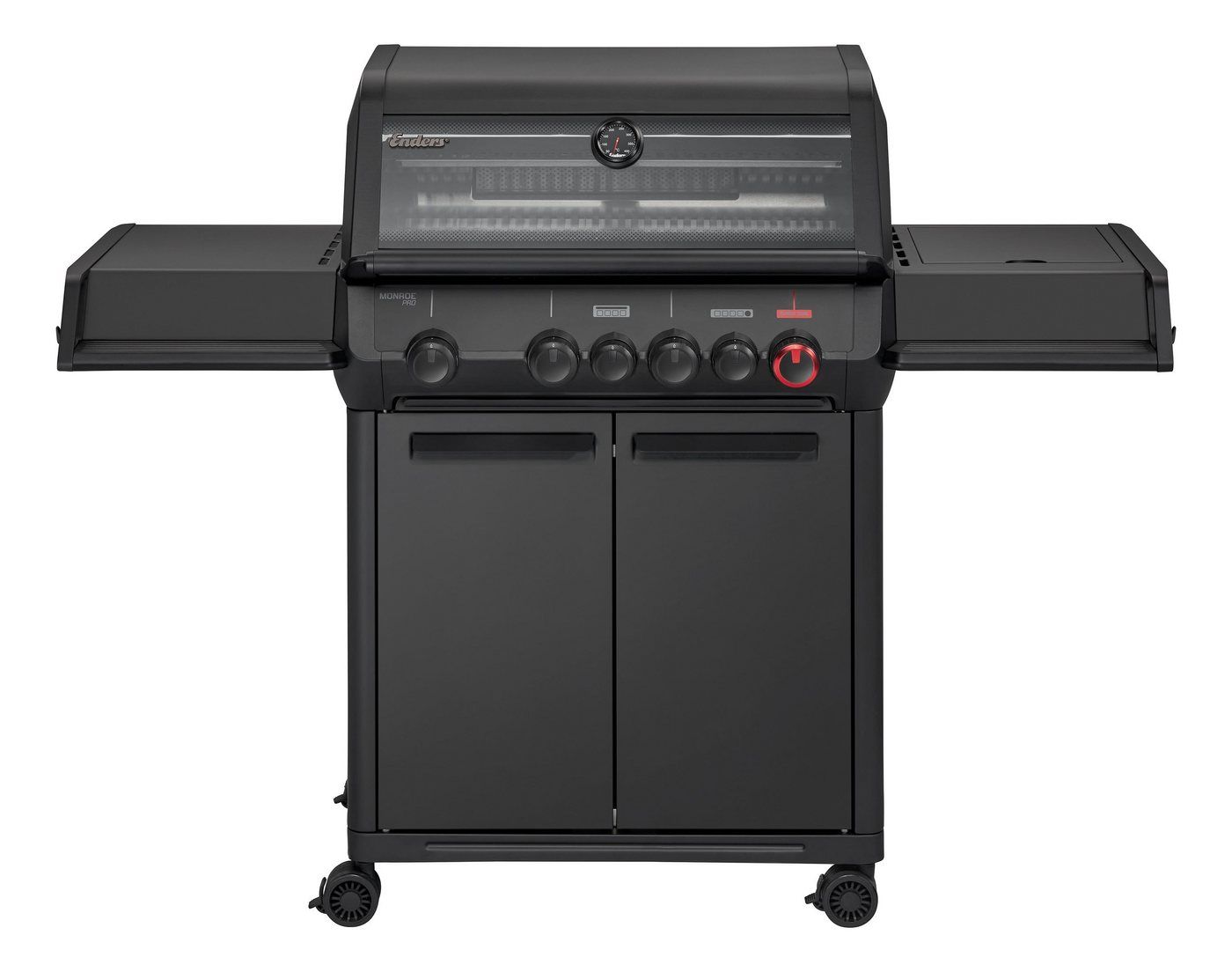 Enders® Gasgrill Monroe Pro 4 SIKR Turbo Shadow inkl. Seargrate