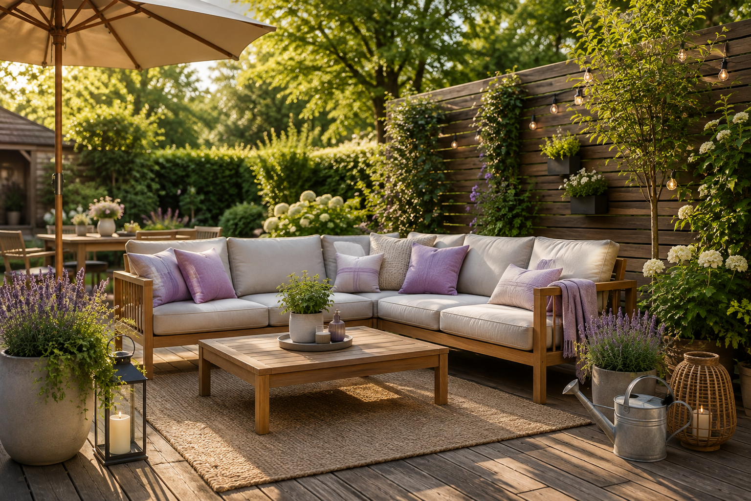 Garten – KI-generierte Visualisierung