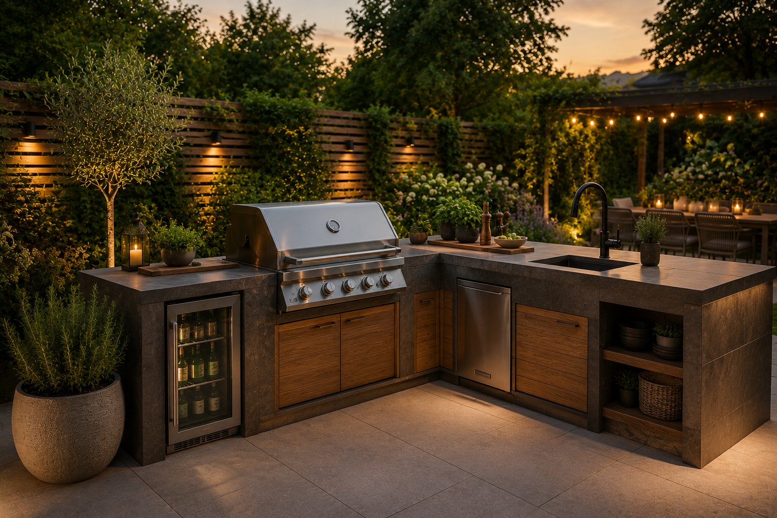 Grillen & Outdoor-Küchen – KI-generierte Visualisierung