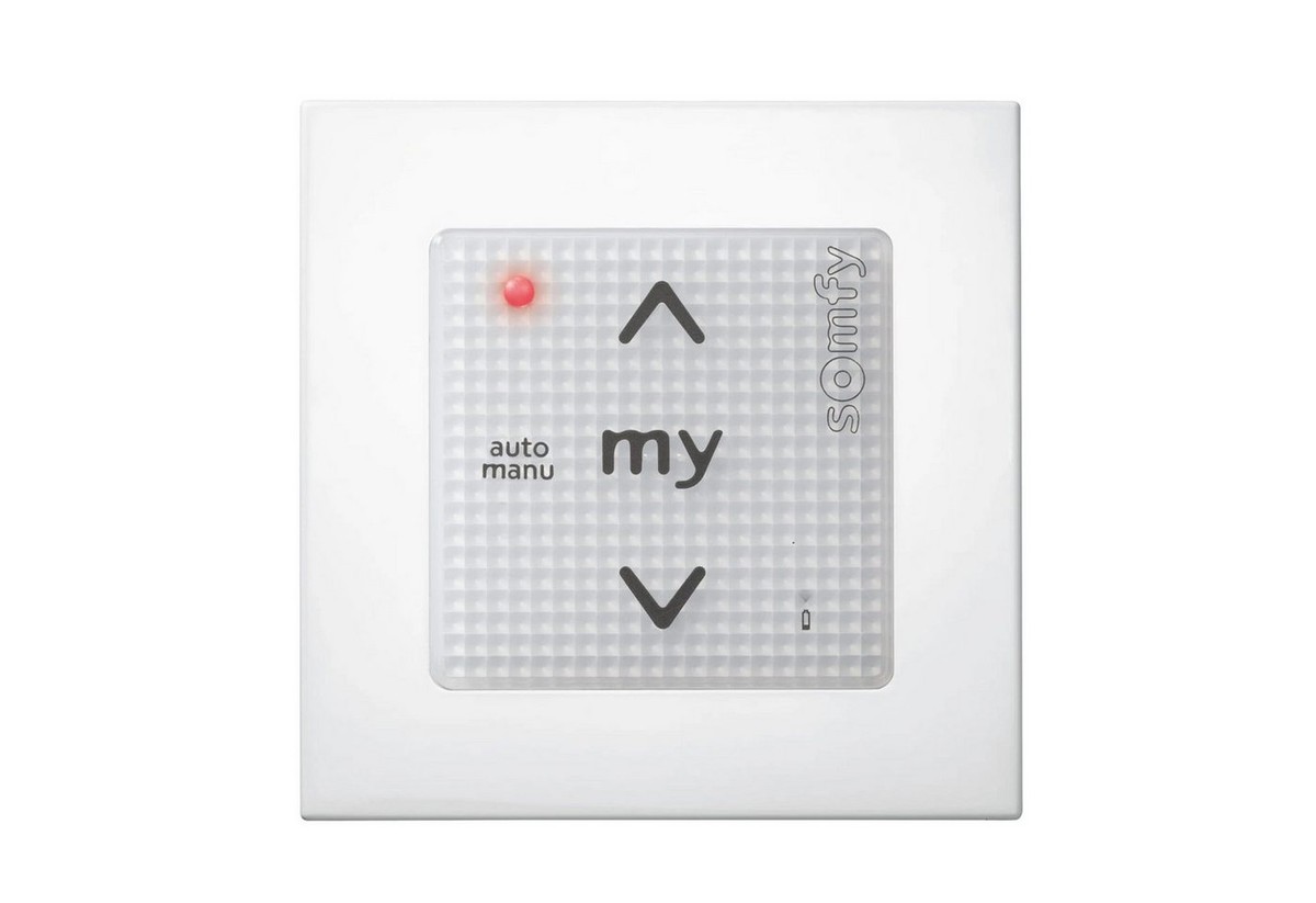 Somfy Somfy Smoove UNO IB+ Pure Shine Steuerung Rollläden Markisen Smarter Lichtschalter