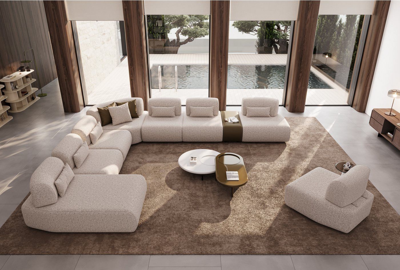 JulietHome Ecksofa New Tudor, Set, Verstellbare Rückenlehnen