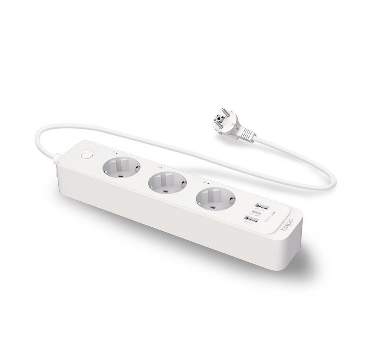 tp-link Tapo P300 Smarte Dreifach-Steckdosenleiste, Intelligente WLAN-Steckdosenleiste (3 Buchsen, USB, WiFi)