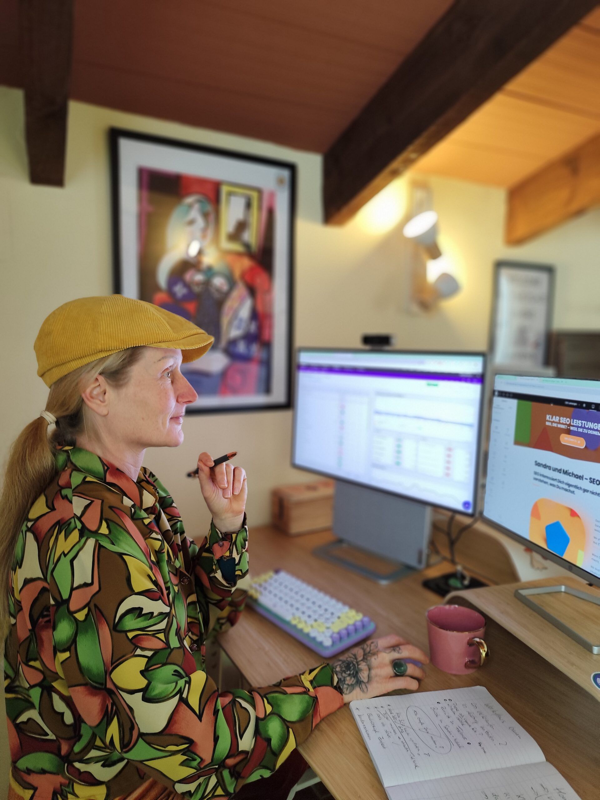 Sandra hört Dir zu. Fitte Tüte für Unternehmen, die gefunden werden wollen.