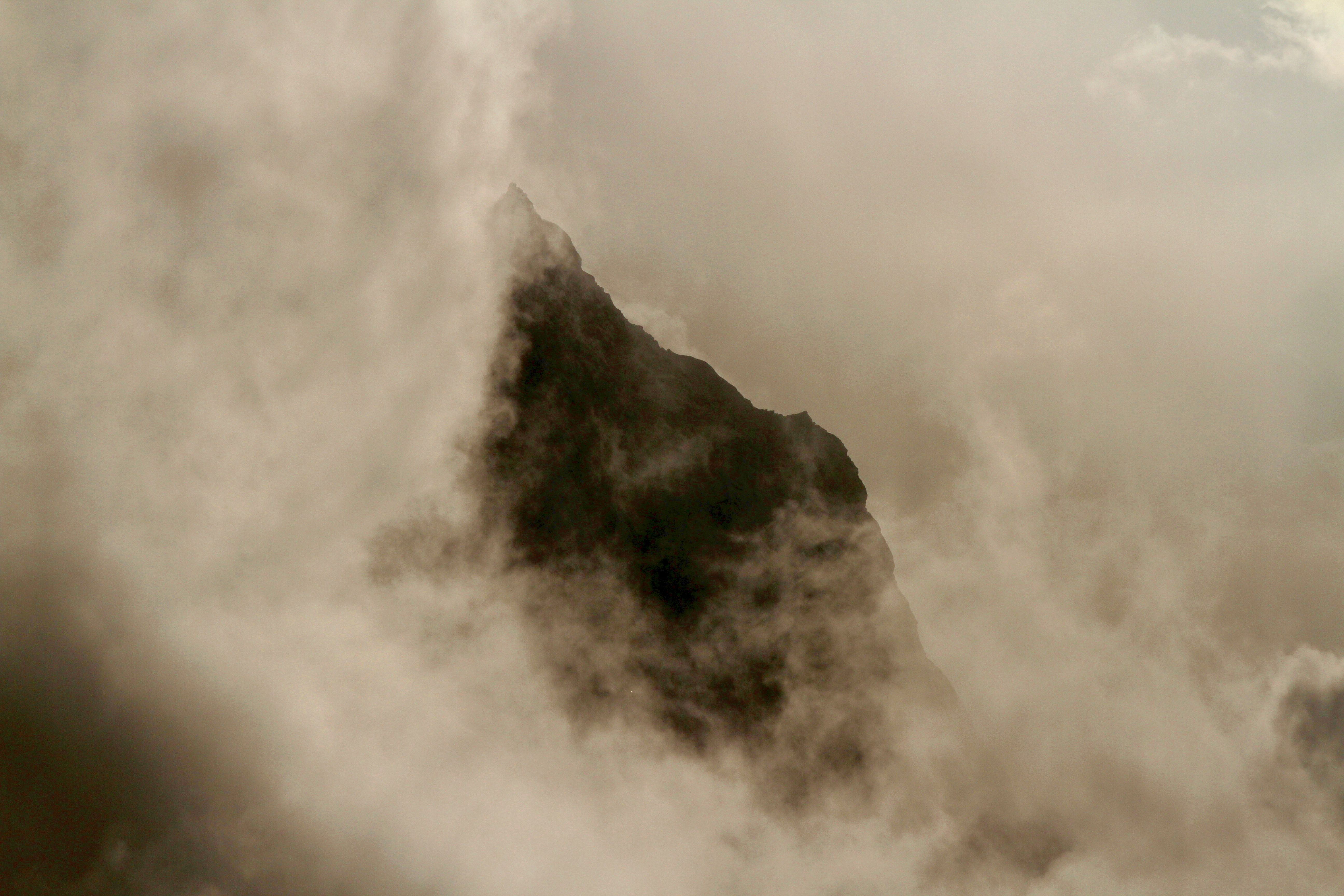 Clouds coming in