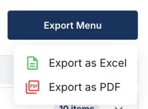 Menu exporteren uit Kayana Partner Admin — stap 2