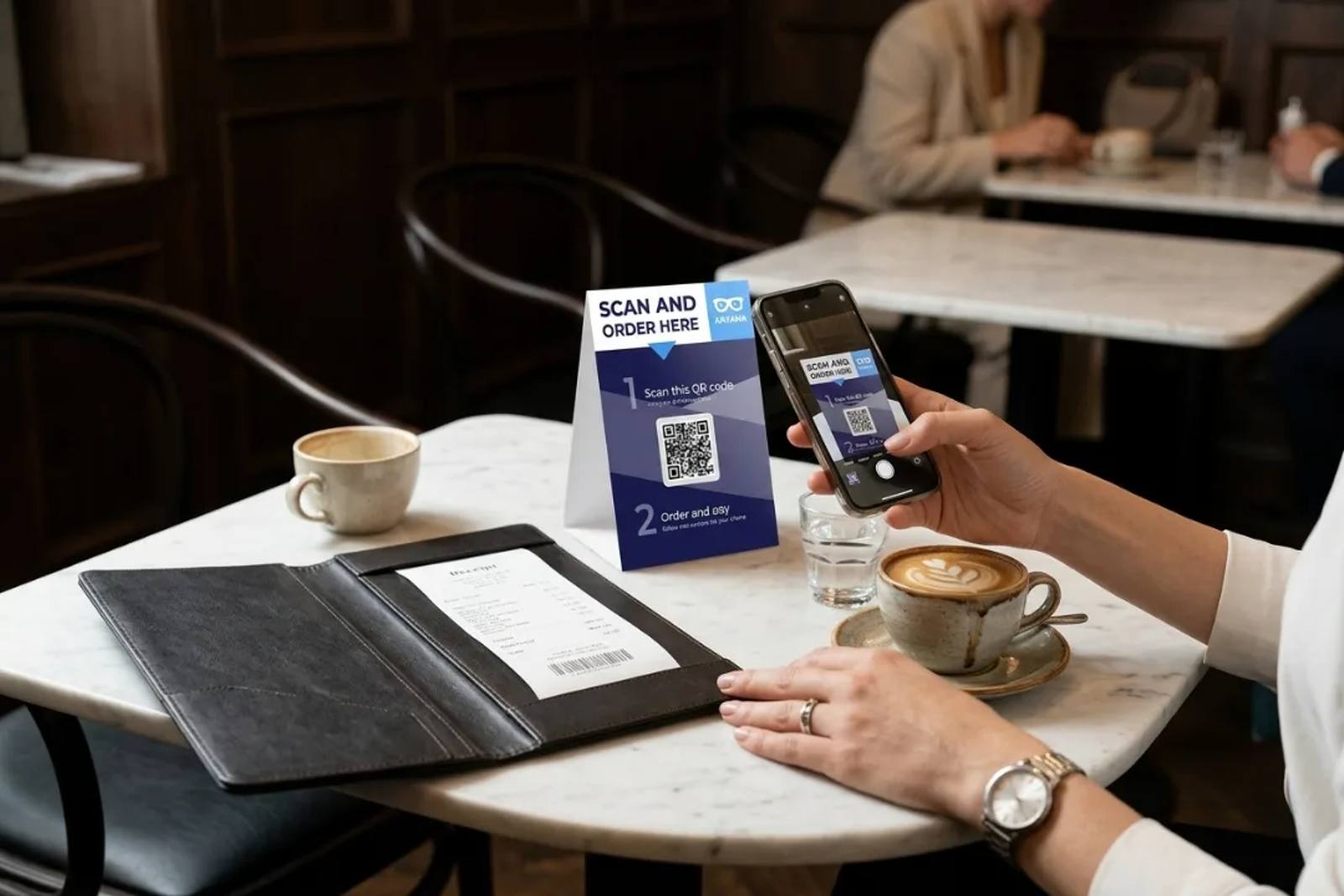 Order & pay in seconds