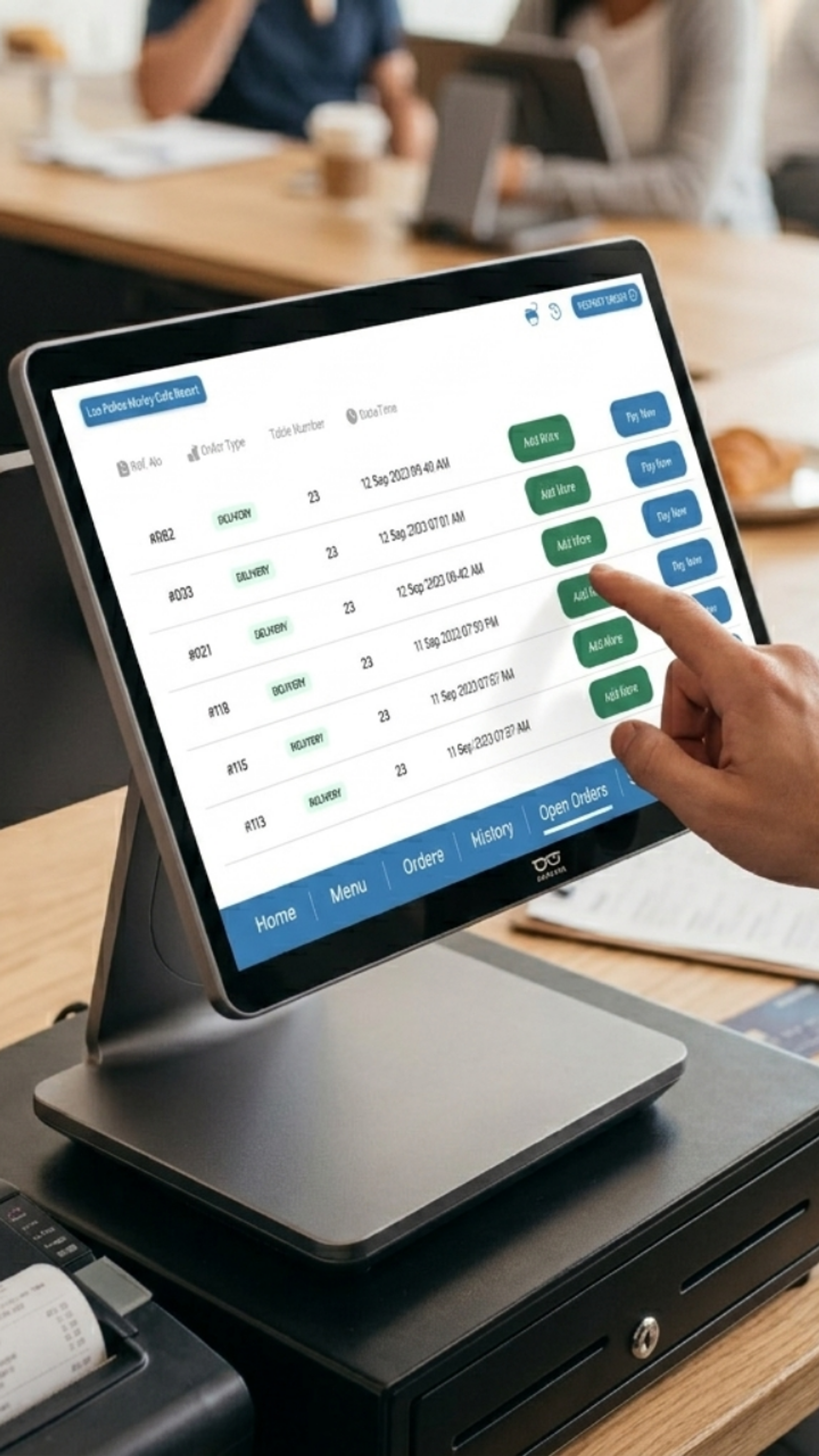 EPOS in use during a payment