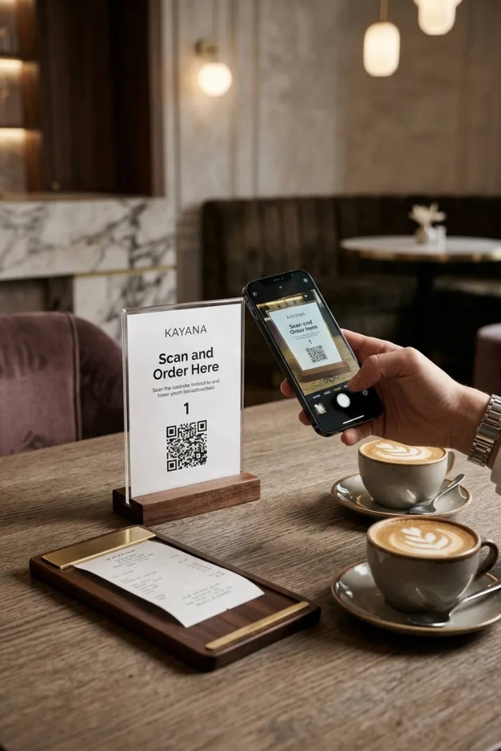 Order & pay in seconds