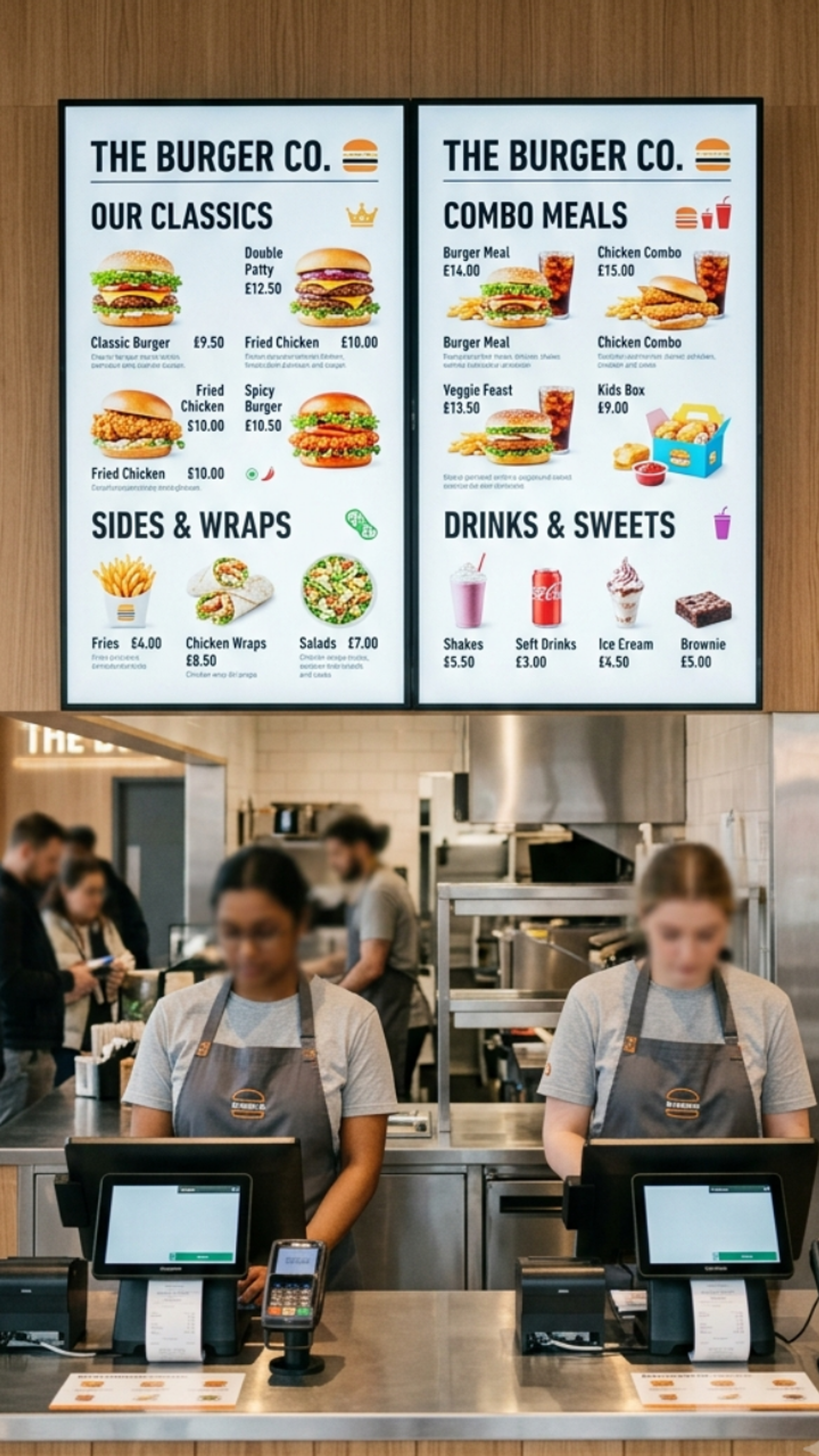 Menu Display operator detail