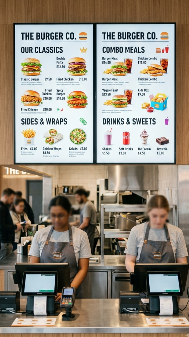 Menu Display operator detail