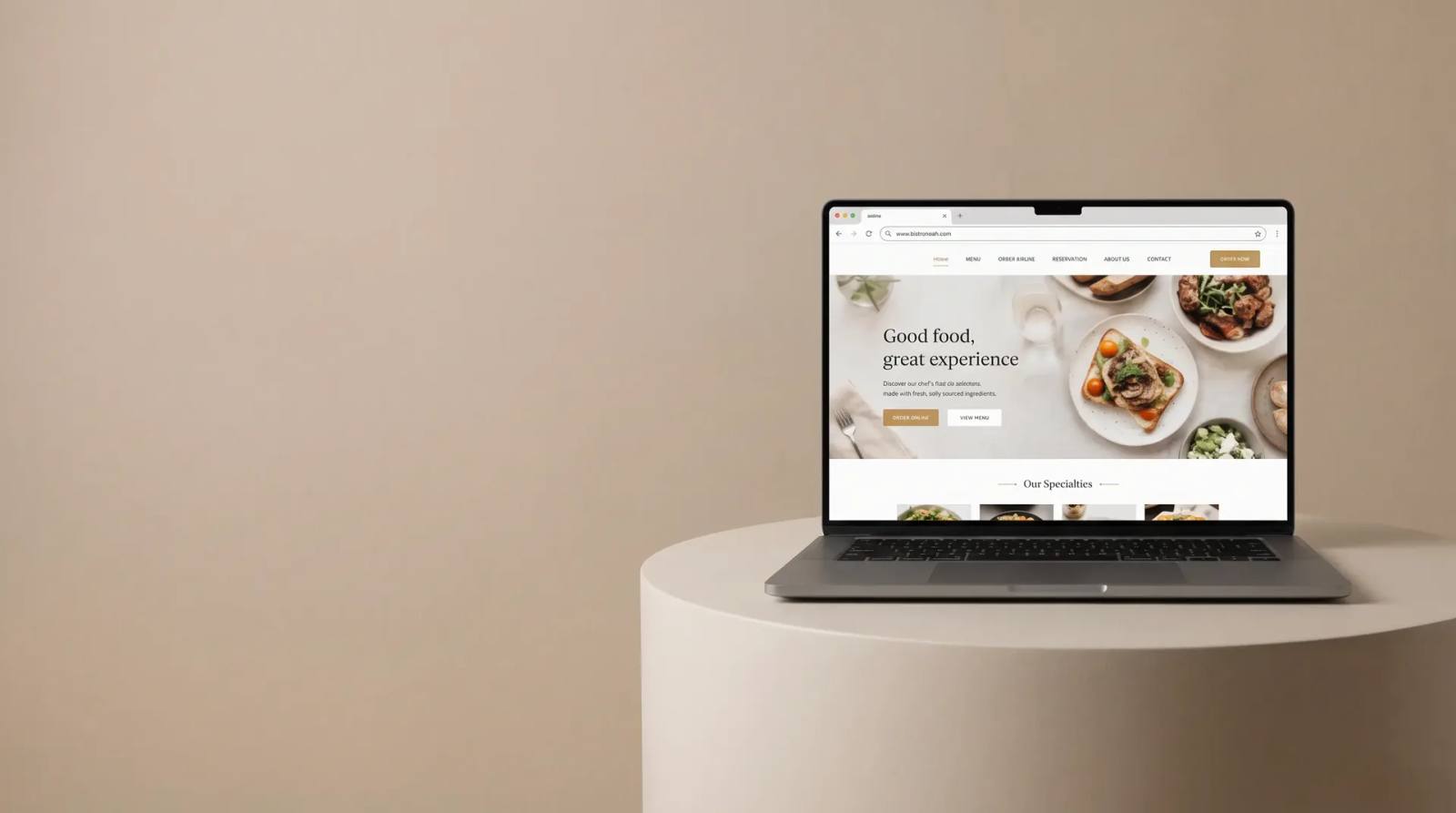 branded website by Kayana
