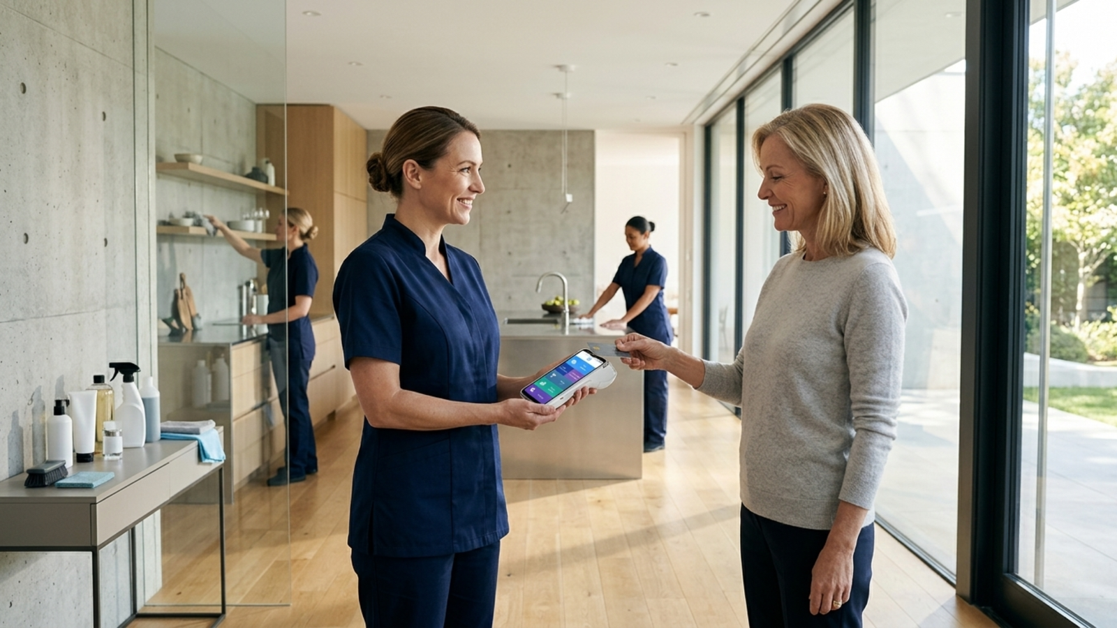 Cleaning Services business using Kayana