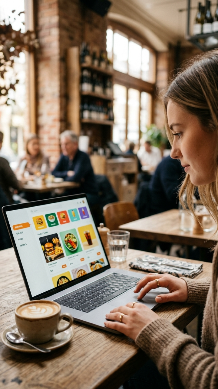 Branded Website in use during a payment