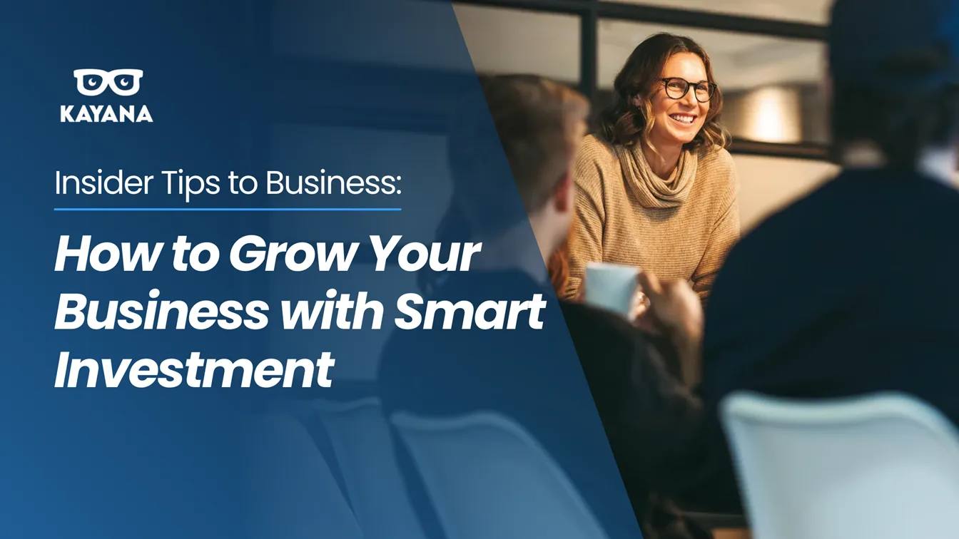 Cover image: Insider Tips to Business: How to Grow Your Business with Smart Investment